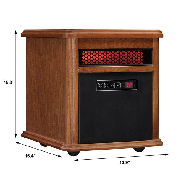 Duraflame Bristol 1,000 Sq. Ft. Infrared Heater In Oak – Electric 