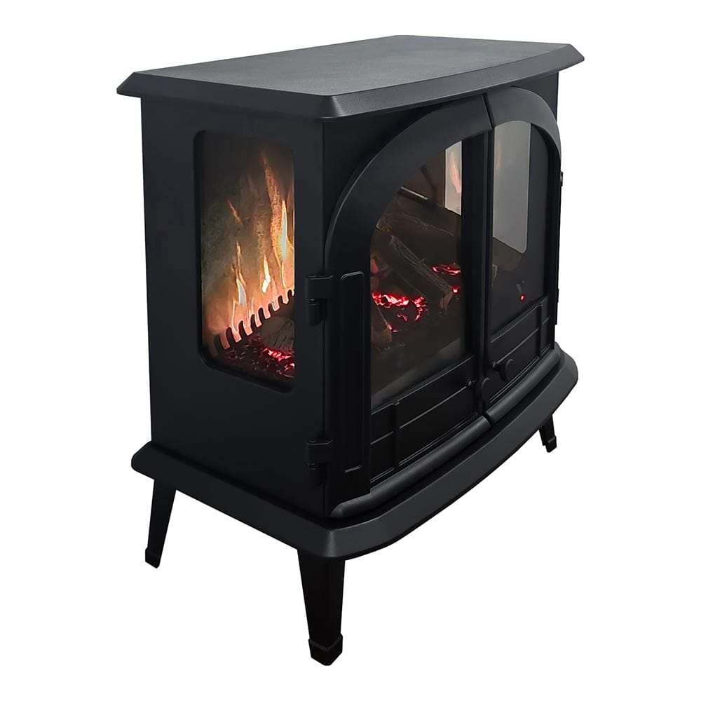 Modern Ember 26-in Smart Black Electric Fireplace Stove Heater – Electric  Fireplaces Direct