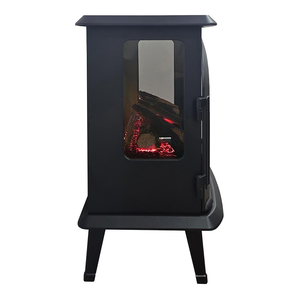 Freestanding or Wall Mounted cheapest Electric Fireplace Heater, Black, 26