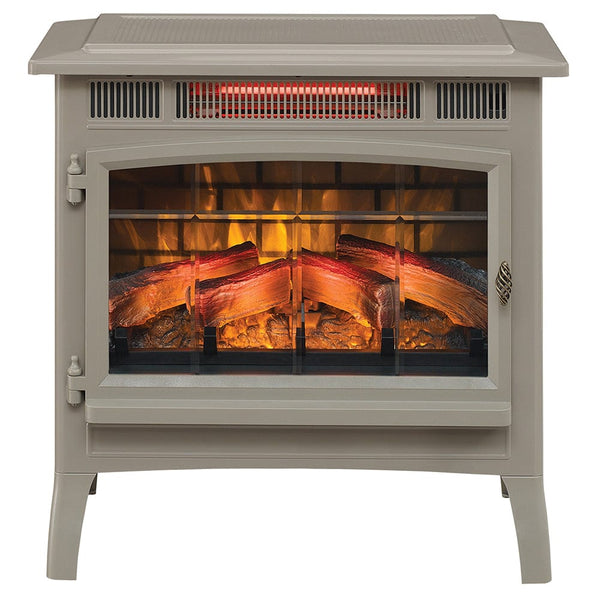 Duraflame 3D French Grey Infrared Electric Fireplace Stove with Remote ...