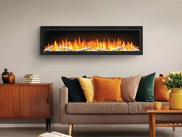 Corretto 72 Wall-Mount Electric Fireplace - Real Flame®